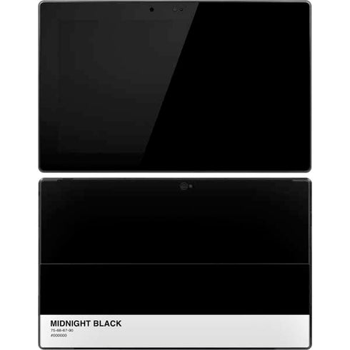 Midnight Black Surface Pro Tablet Skin