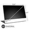 Midnight Black Universal Laptop 16.6in (13.4 x 9.7in) Skin