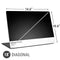 Midnight Black Universal Laptop 18in (14.6 x 10.6in) Skin