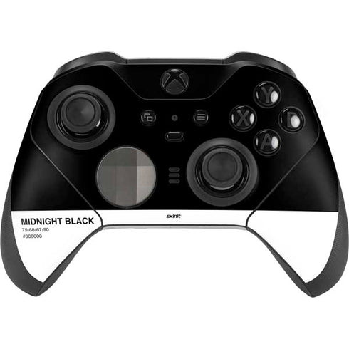 Midnight Black Xbox Elite Wireless Controller Series 2 Skin