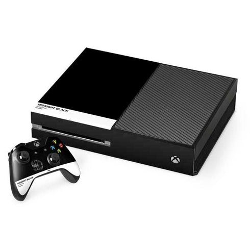 Midnight Black Xbox One Console and Controller Bundle Skin