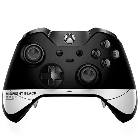 Midnight Black Xbox One Elite Controller Skin