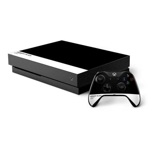 Midnight Black Xbox One X Bundle Skin