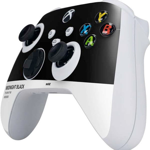 Midnight Black Xbox Series S Controller Skin