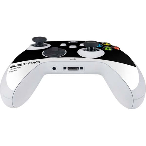 Midnight Black Xbox Series S Controller Skin