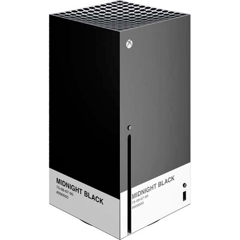 Midnight Black Xbox Series X Console Skin