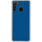 Midnight Blue Galaxy A21 Clear Case
