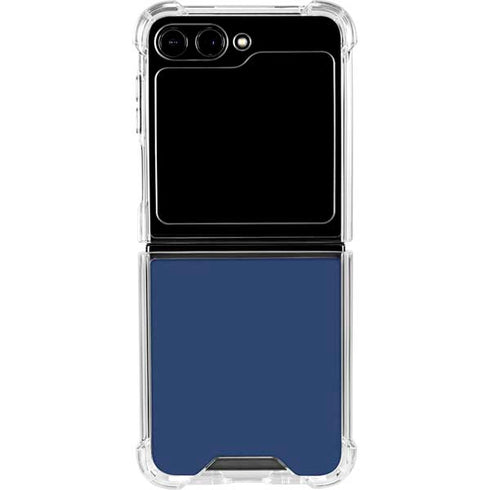 Midnight Blue Galaxy Z Flip5 5G Clear Case