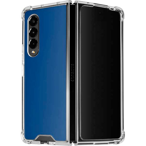 Midnight Blue Galaxy Z Fold4 5G Clear Case