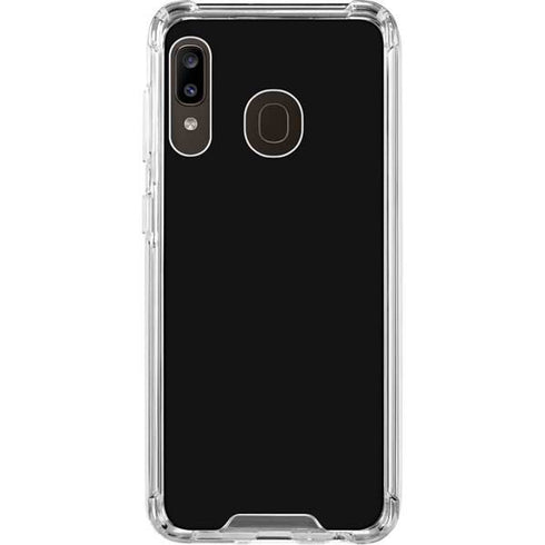 Midnight Solid Galaxy A30 Clear Case