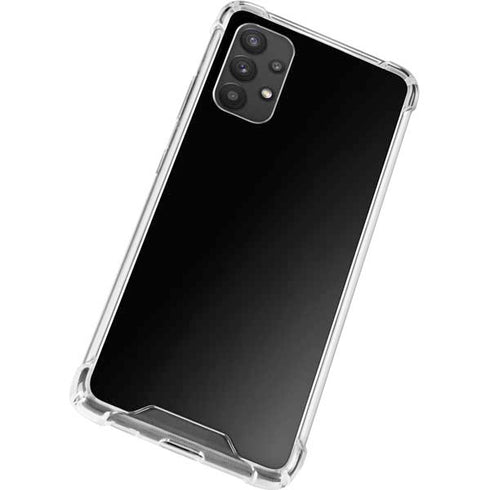 Midnight Solid Galaxy A32 5G Clear Case