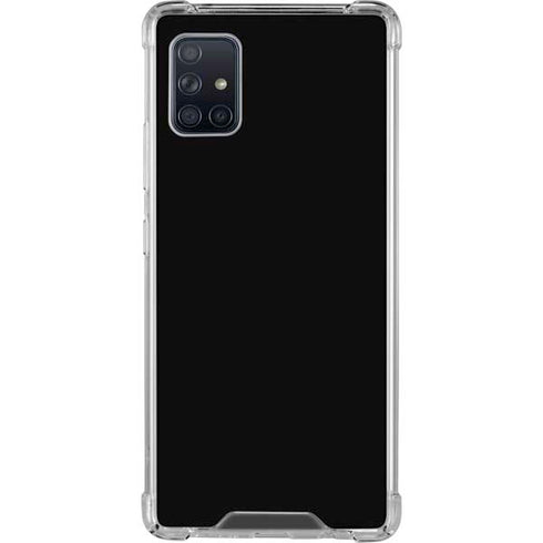 Midnight Solid Galaxy A51 5G Clear Case