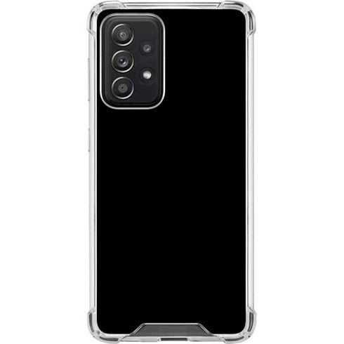 Midnight Solid Galaxy A52 5G Clear Case