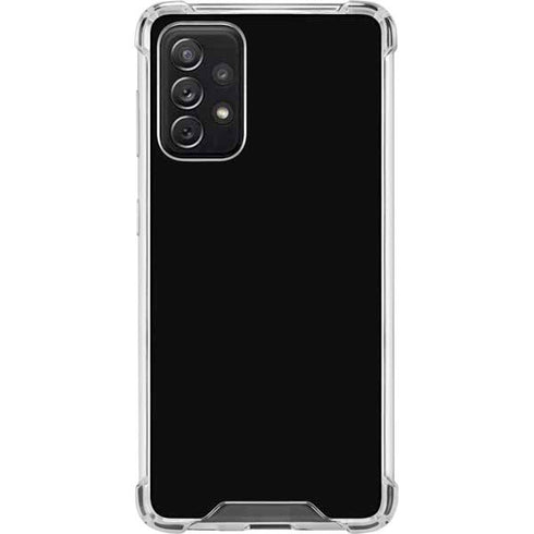 Midnight Solid Galaxy A72 5G Clear Case