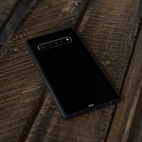 Midnight Solid Galaxy S10 Skin