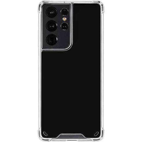 Midnight Solid Galaxy S21 Ultra 5G Clear Case