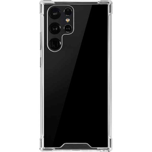 Midnight Solid Galaxy S22 Ultra Clear Case