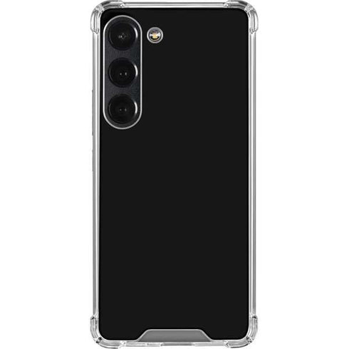 Midnight Solid Galaxy S23 Clear Case