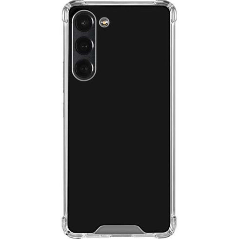 Midnight Solid Galaxy S23 Plus Clear Case