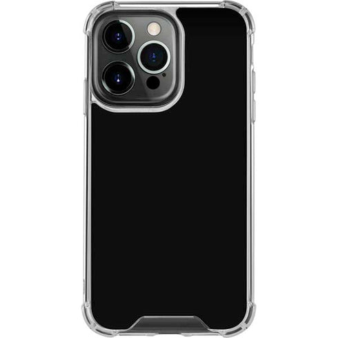 Midnight Solid iPhone 14 Pro Clear Case