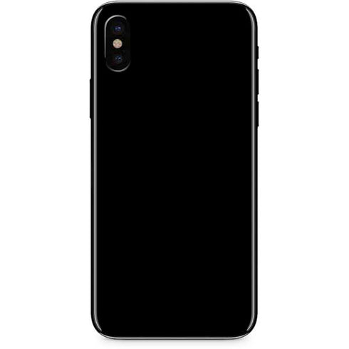 Midnight Solid iPhone XS Skin