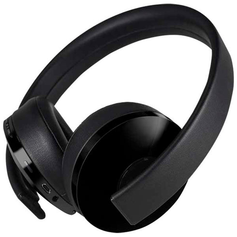 Midnight Solid PlayStation 4 Gold Wireless Headset Skin