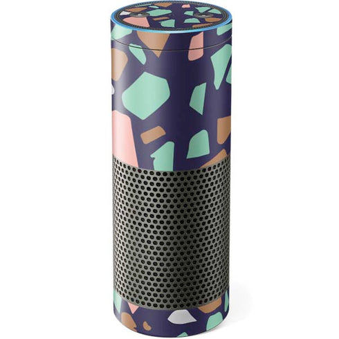 Midnight Terrazzo Amazon Echo Skin