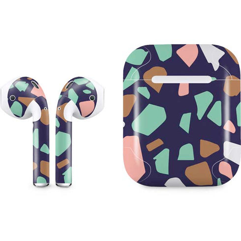Midnight Terrazzo Apple AirPods Skin