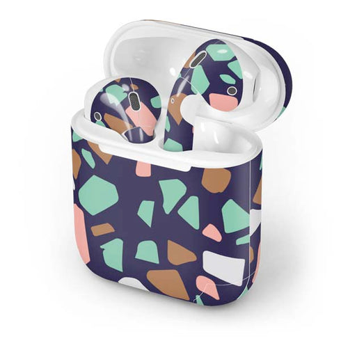 Midnight Terrazzo Apple AirPods Skin