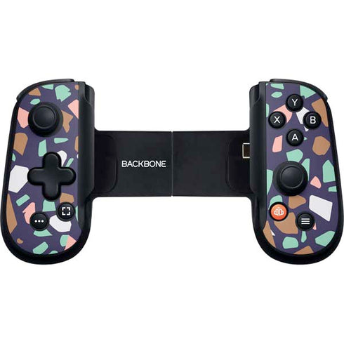 Midnight Terrazzo Backbone One for iPhone Game Controller Skin