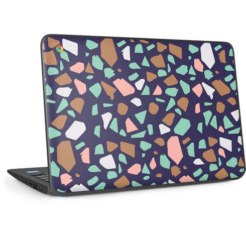 Midnight Terrazzo HP Chromebook Skin