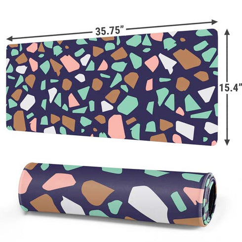 Midnight Terrazzo Gaming Mouse Pad