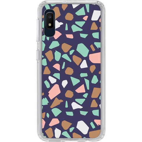 Midnight Terrazzo Galaxy A10e Clear Case
