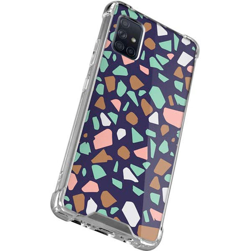 Midnight Terrazzo Galaxy A71 5G Clear Case