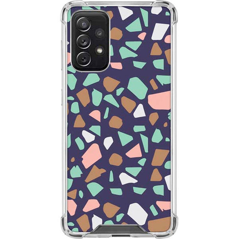 Midnight Terrazzo Galaxy A72 5G Clear Case