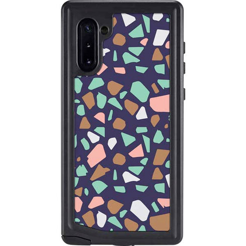 Midnight Terrazzo Galaxy Note 10 Waterproof Case