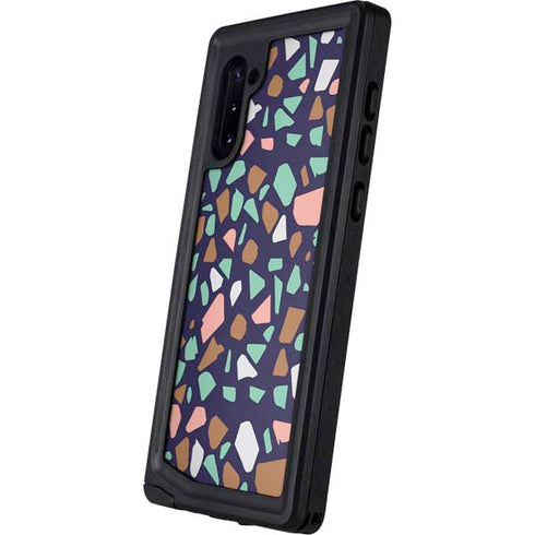 Midnight Terrazzo Galaxy Note 10 Waterproof Case