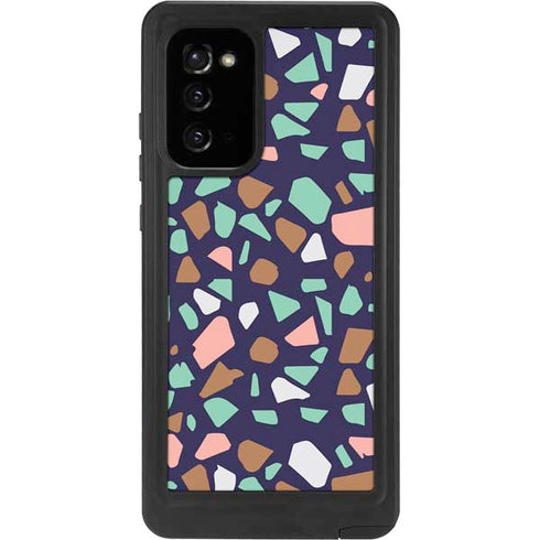 Midnight Terrazzo Galaxy Note20 5G Waterproof Case