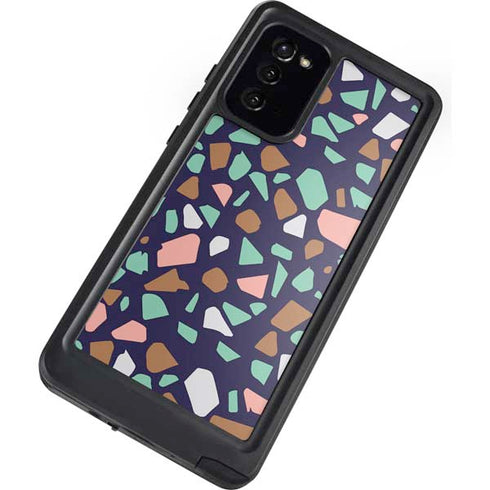 Midnight Terrazzo Galaxy Note20 5G Waterproof Case