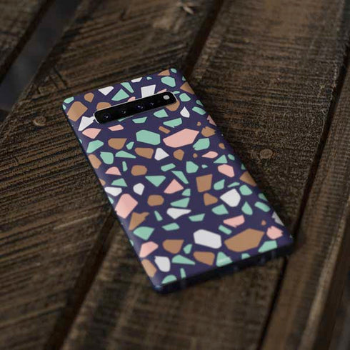 Midnight Terrazzo Galaxy S10 Skin