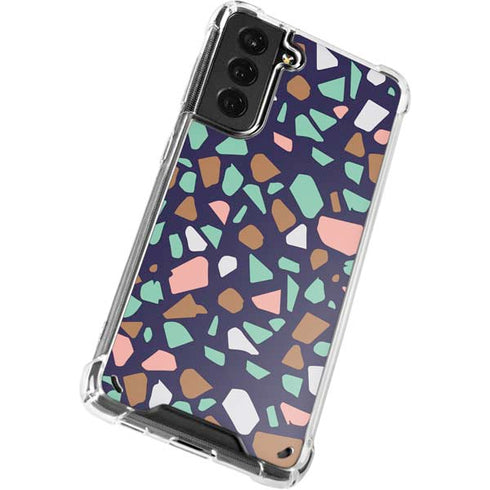 Midnight Terrazzo Galaxy S21 5G Clear Case
