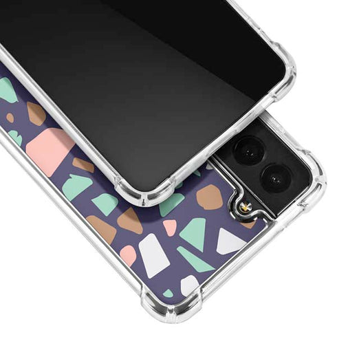 Midnight Terrazzo Galaxy S21 FE Clear Case
