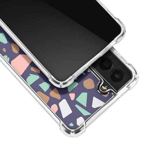 Midnight Terrazzo Galaxy S22 Plus Clear Case