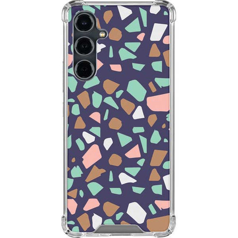 Midnight Terrazzo Galaxy S23 FE Clear Case