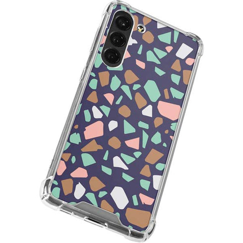Midnight Terrazzo Galaxy S23 Plus Clear Case