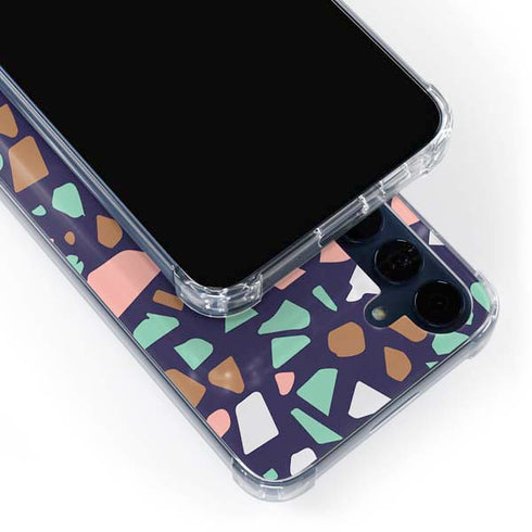 Midnight Terrazzo Galaxy S24 Clear Case