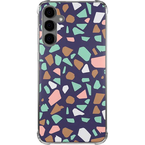 Midnight Terrazzo Galaxy S24 Plus Clear Case