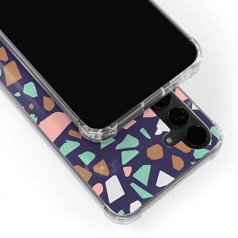 Midnight Terrazzo Galaxy S24 Plus Clear Case