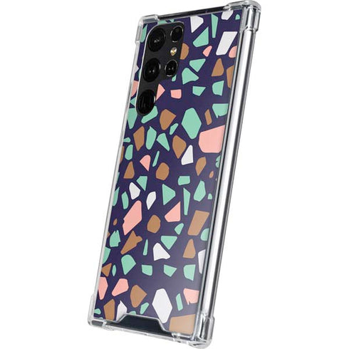 Midnight Terrazzo Galaxy S24 Ultra Clear Case
