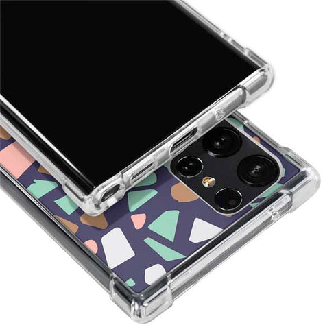 Midnight Terrazzo Galaxy S24 Ultra Clear Case